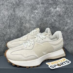 New Balance 327 Sneakers Womens Size 11.5 Beige Grey Gum Shoes WS327DBA
